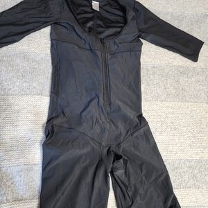 Black Zip-Up Bodysuit